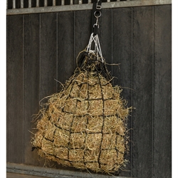 QHP Hønet Regular - 75 x 75 cm - Med store masker - Vist påhængt på boksdør